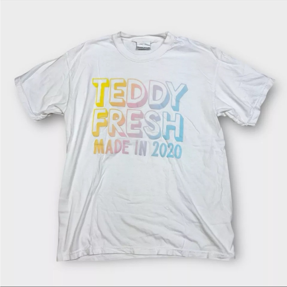 Teddy Fresh Tee Shirt Size Large Bear Streetwear Hila Klein Youtube Brand Tee